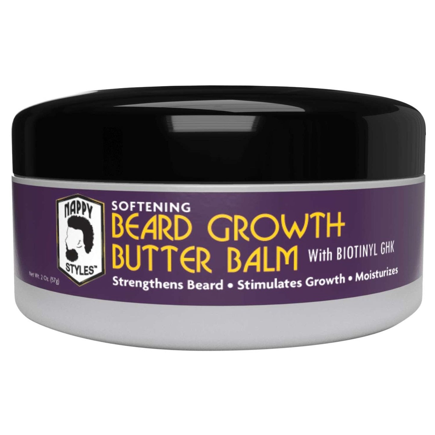 Beard Growth Butter Balm with Vitamin E, Shea Butter & Black Castor Oil