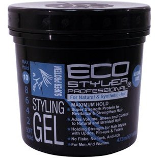 Protein Gel with Super Protein for Moisturized Hair Hold 16 oz