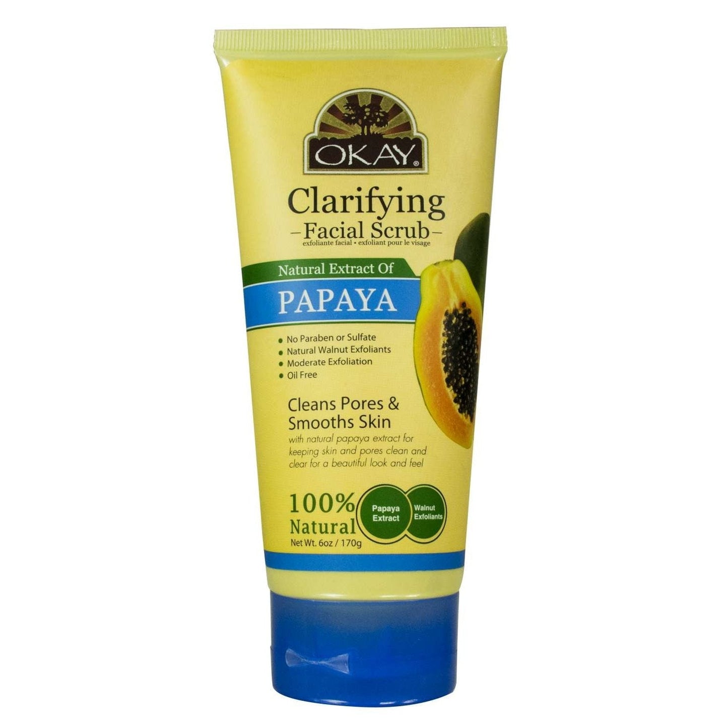 Facial Scrub Papaya Exfoliating Cleanser