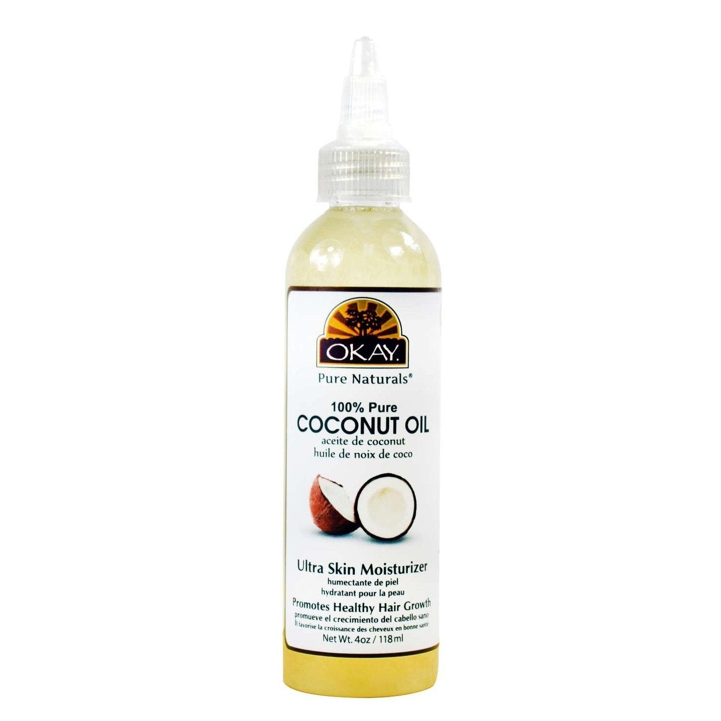 100% Pure Coconut Oil for Skin and Hair Care