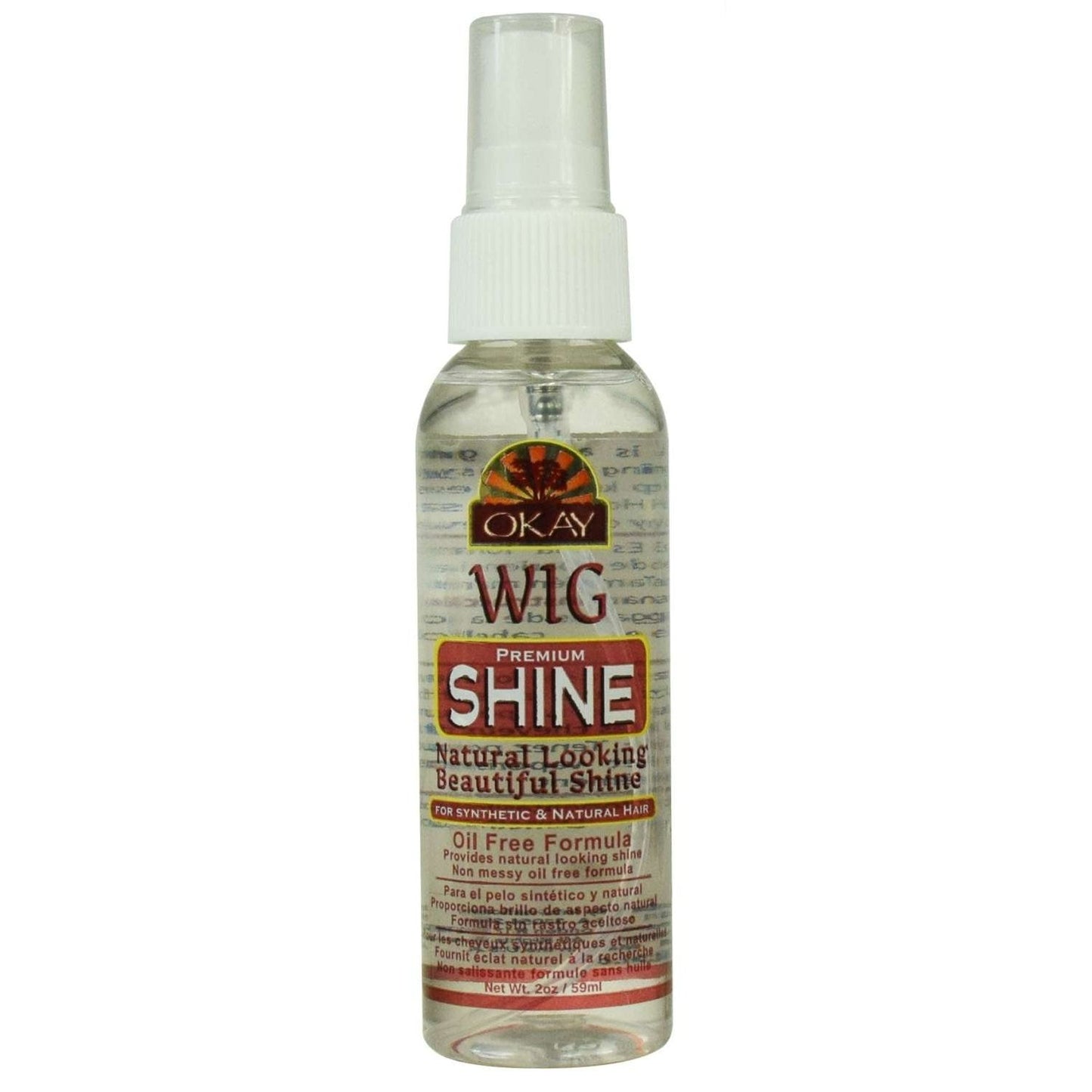 Wig Shine Spray for Synthetic and Natural Hair
