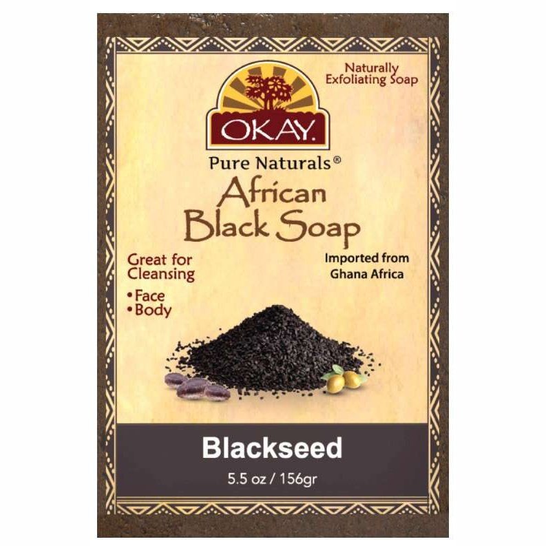 African Black Soap Cleanser with Black Seed Natural Skin Care