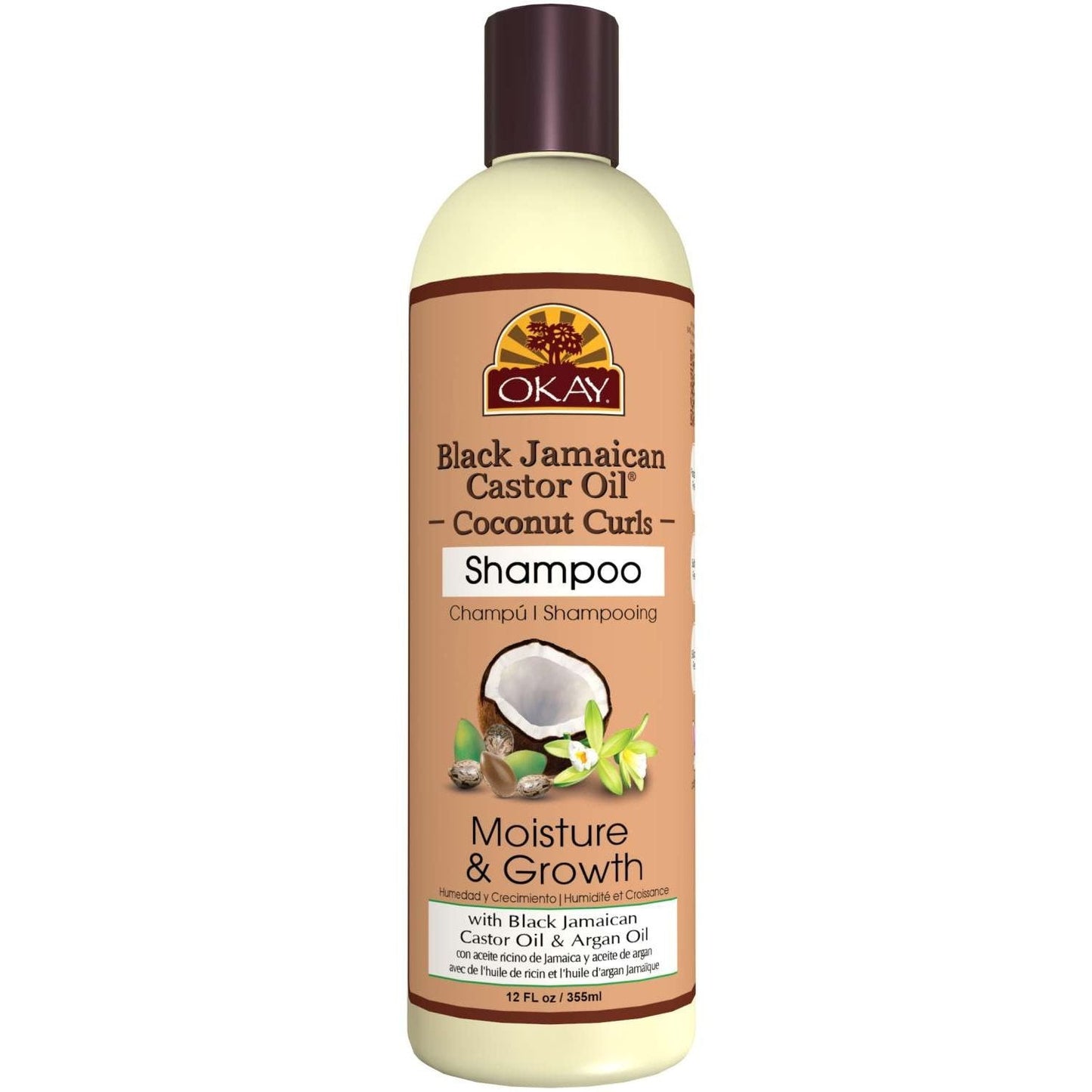 Black Jamaican Castor Oil Coconut Shampoo for Strengthening Hair