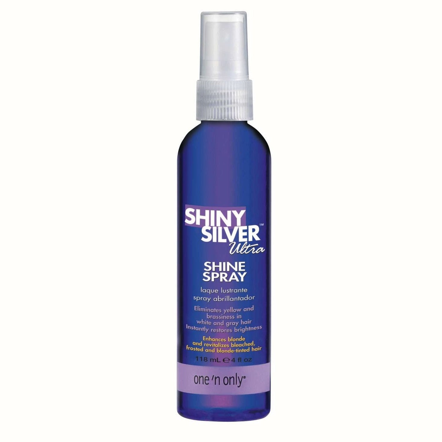 Ultra Shine Spray for Silver and Blonde Hair with Natural Extracts