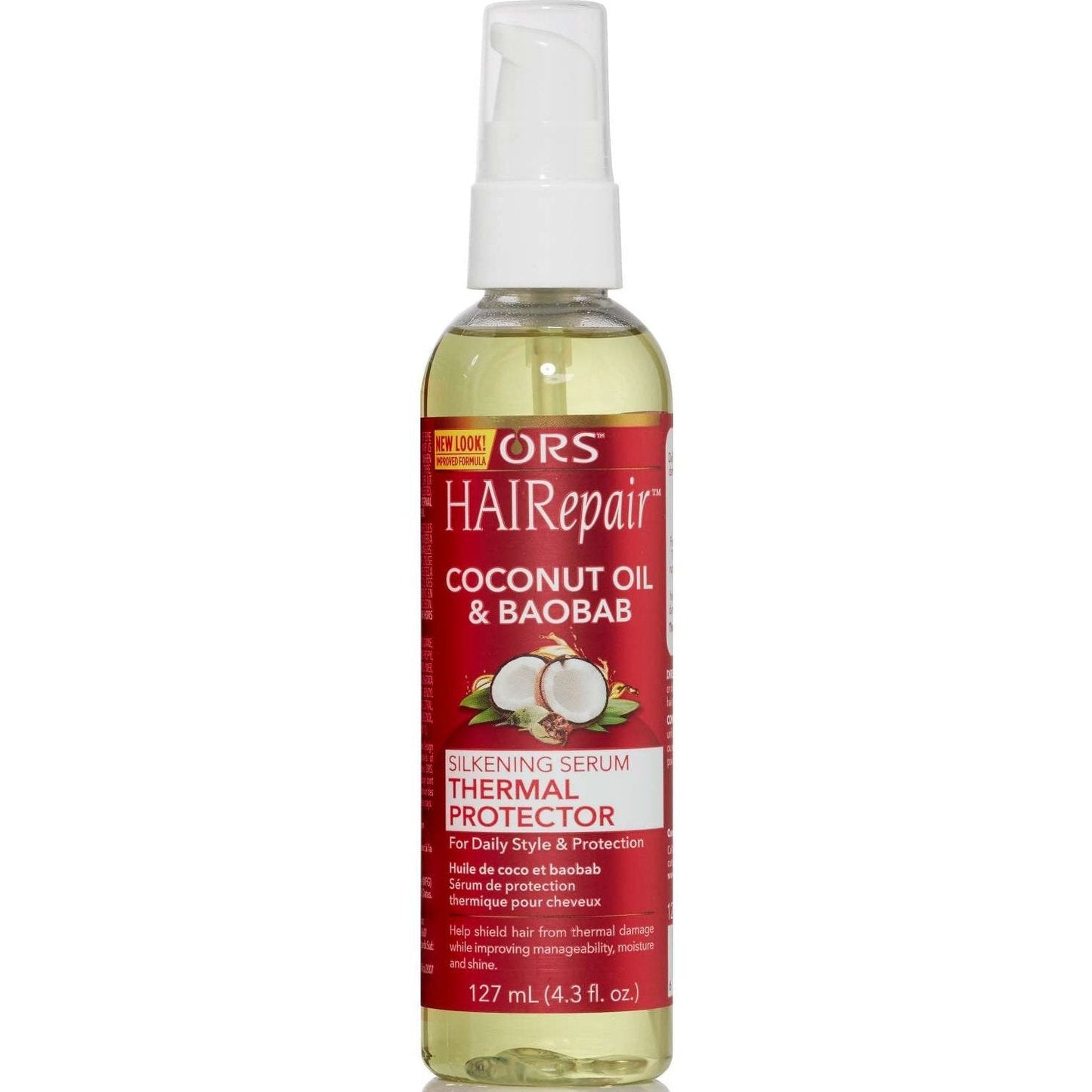 Silkening Hair Serum with Coconut and Baobab Oil