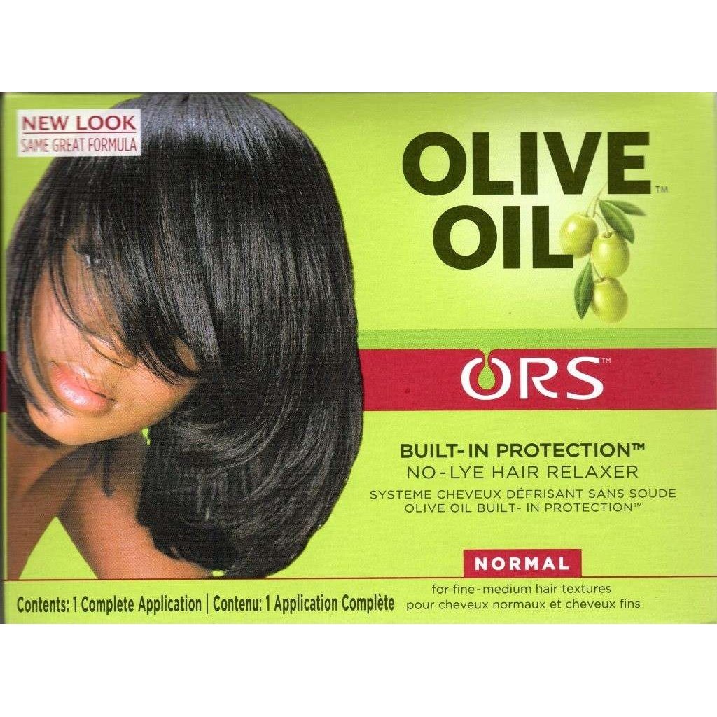 No-Lye Hair Relaxer with Olive Oil for Normal Hair