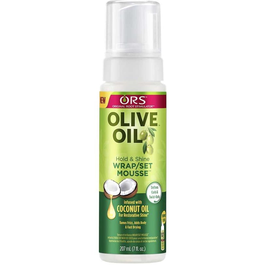 Olive Oil Wrapset Hair Mousse with Vitamin E and Panthenol