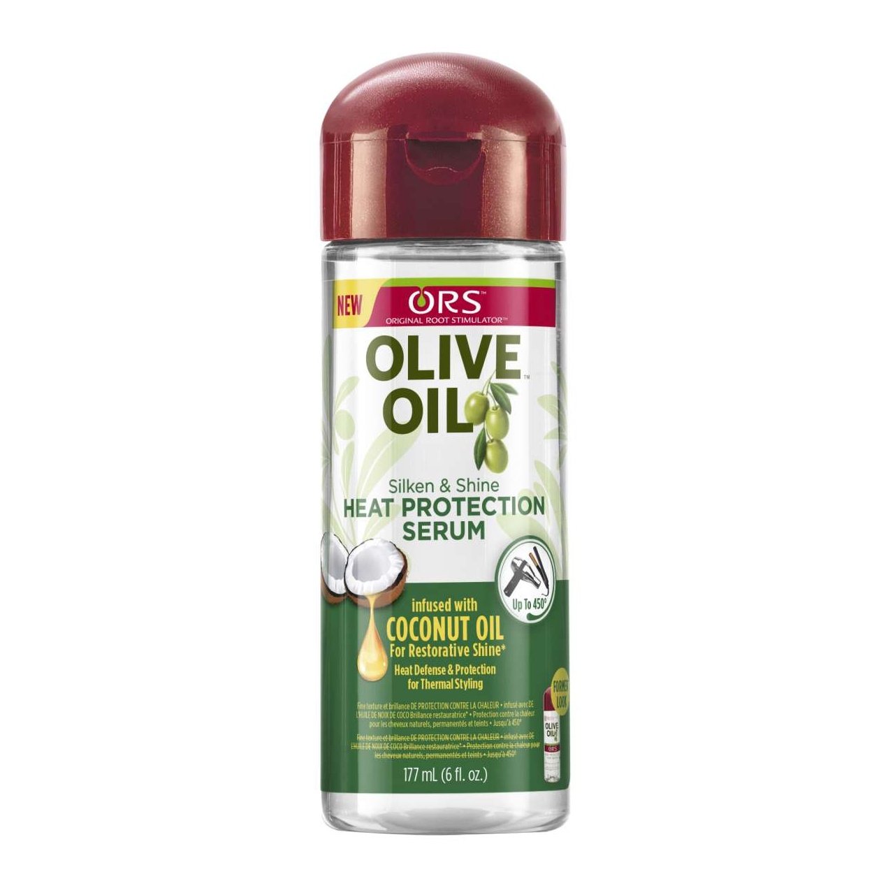 Olive Oil Heat Protection Serum with Coconut Oil Infusion