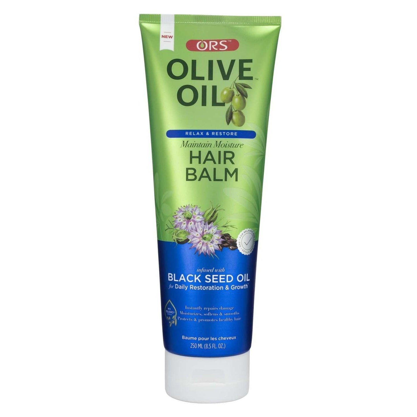 Olive Oil Hair Balm with Black Seed Oil and Oligro Complex