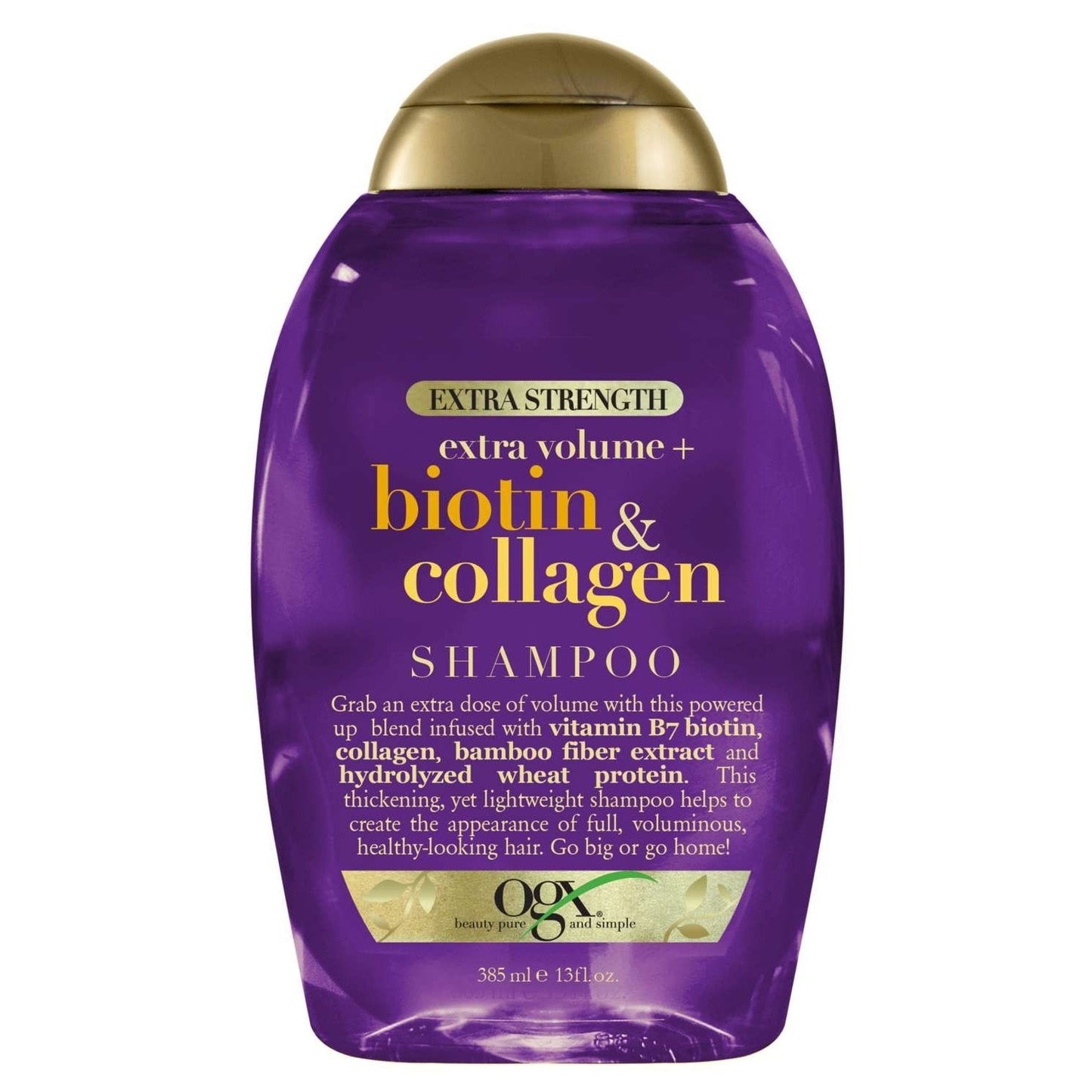 Biotin Collagen Extra Strength Shampoo with Vitamin B7 and Hydrolyzed Wheat Protein