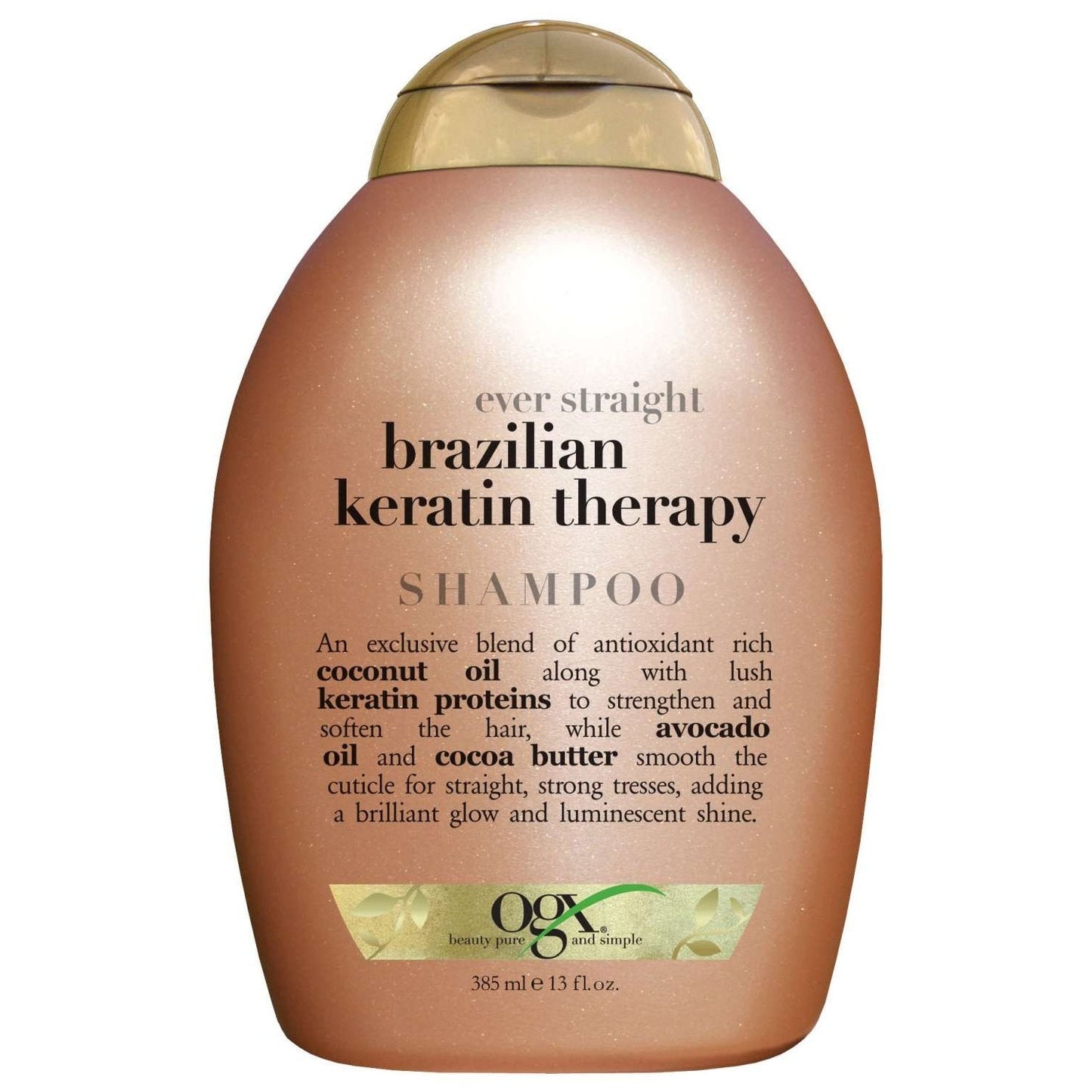 Brazilian Keratin Therapy Shampoo for Wavy and Curly Hair