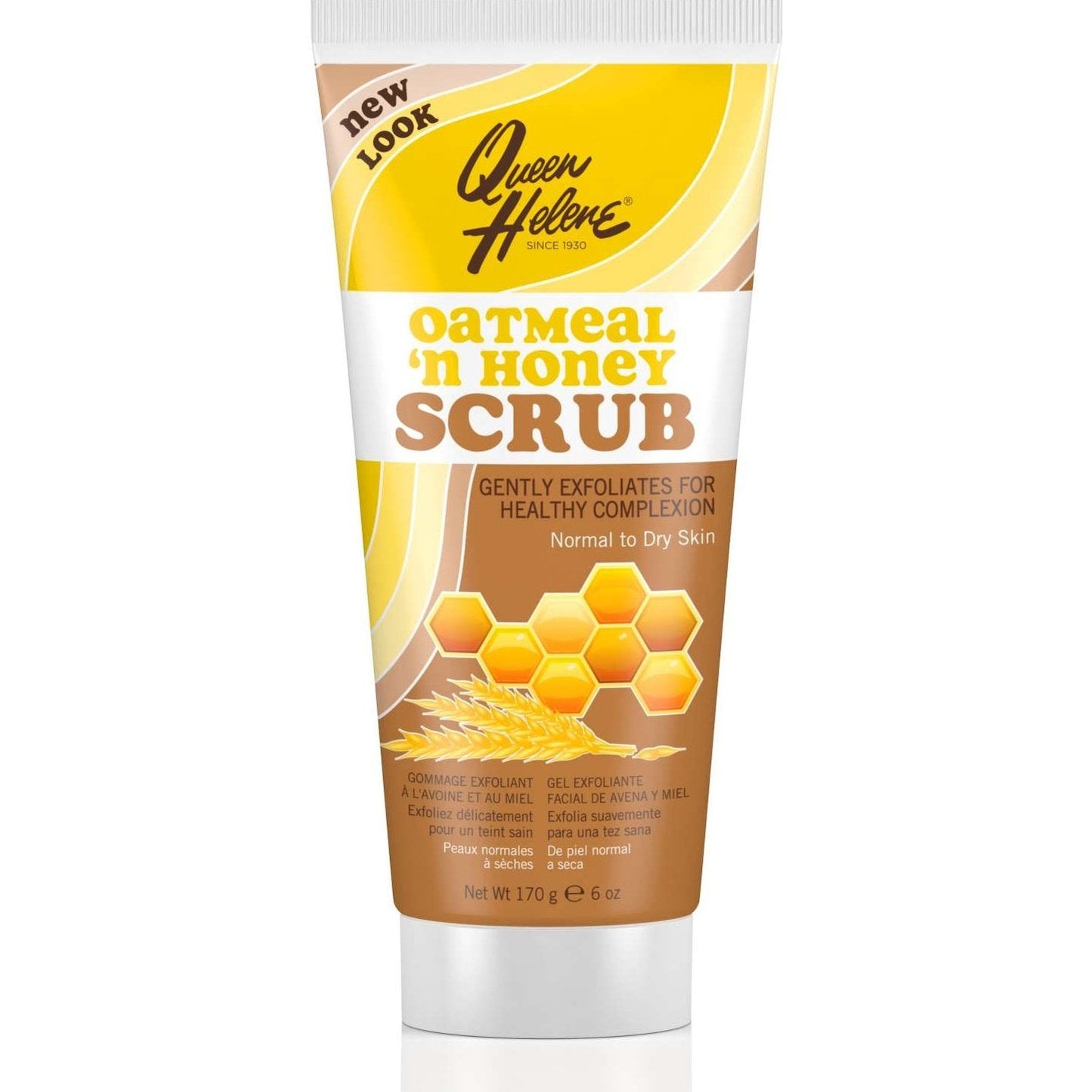 Facial Scrub with Oatmeal, Honey & Cocoa Butter