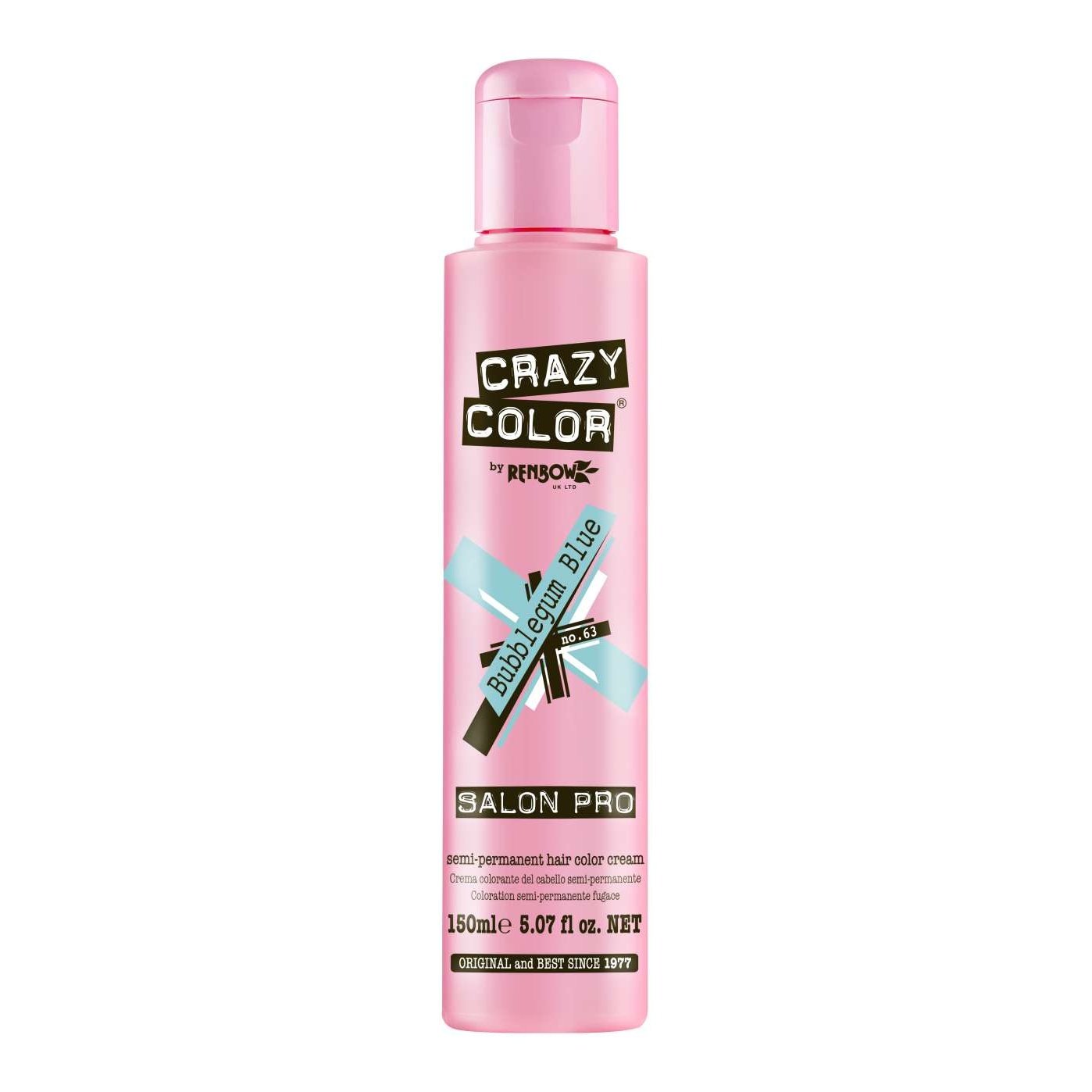 Bubblegum Blue Hair Color Conditioning Formula for Light Blonde Hair