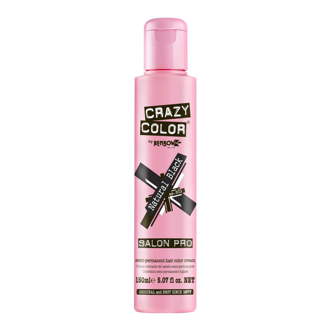 Hair Dye Natural Black for Bleached or Pre-lightened Hair