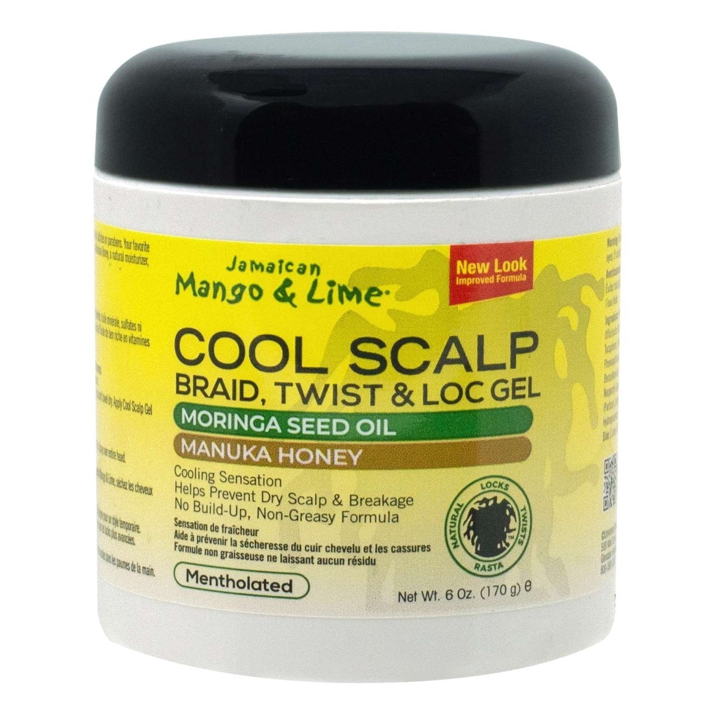 Cool Scalp Gel with Olive Oil, Mint & Menthol for Braids and Twists