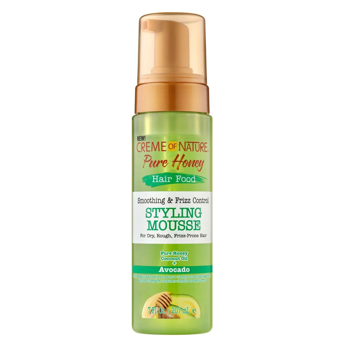 Creme of Nature Hair Food Styling Mousse with Pure Honey