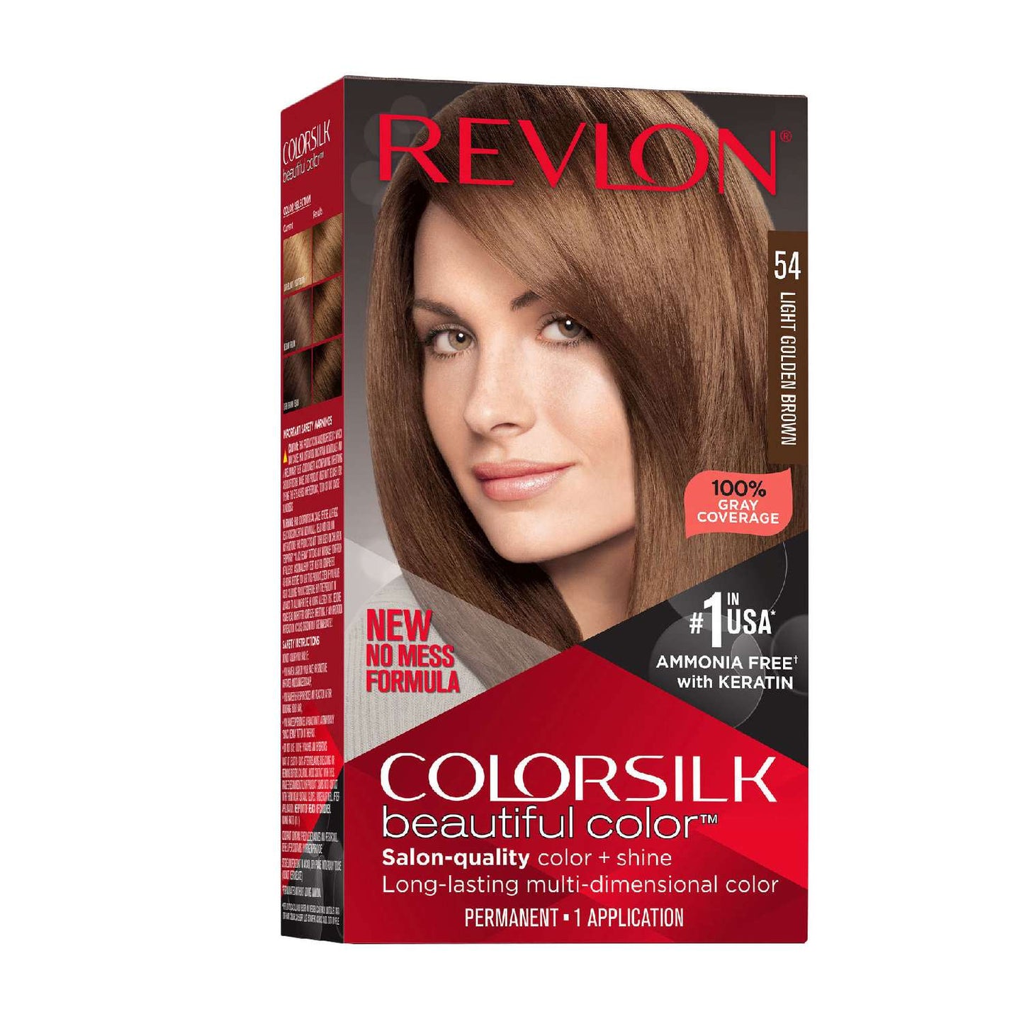 Ammonia-Free Hair Color Light Golden Brown 054