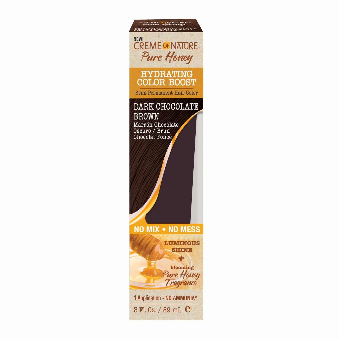 Creme of Nature Semi-Permanent Hair Color with Pure Honey 3 oz