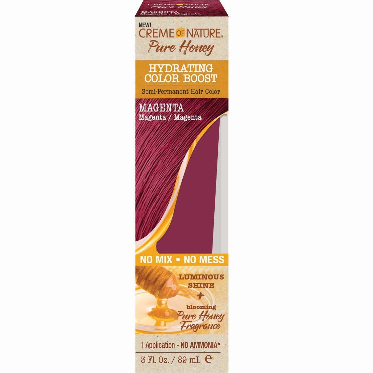 Creme of Nature Semi-Permanent Hair Color Hydrating Pure Honey Magenta