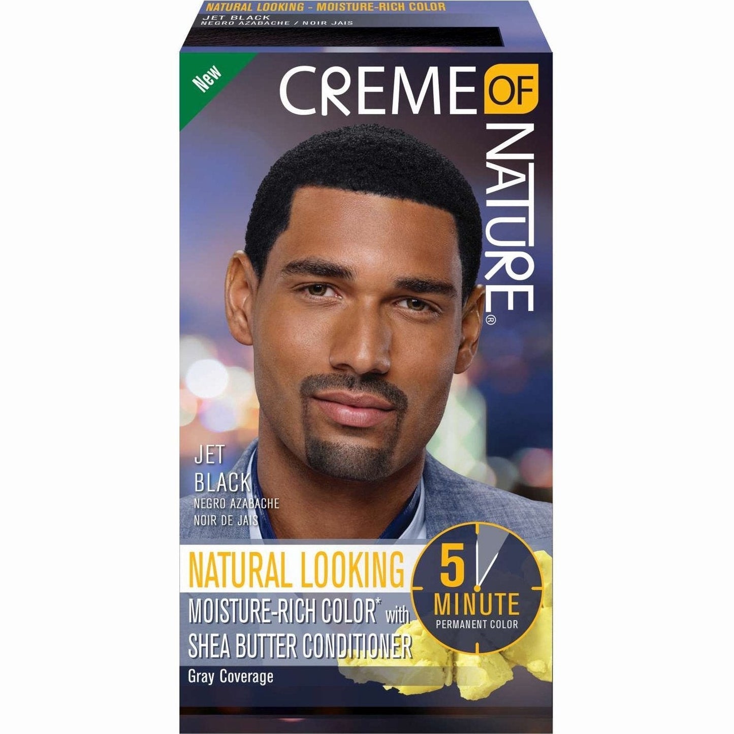 Creme of Nature Liquid Hair Color with Shea Butter 3 fl oz for Men