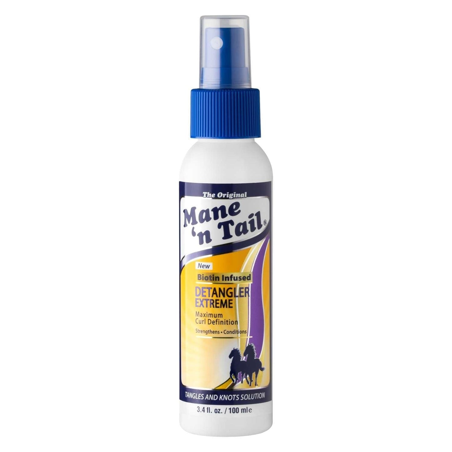 Detangler Spray for Curly Hair Mane n Tail Extreme