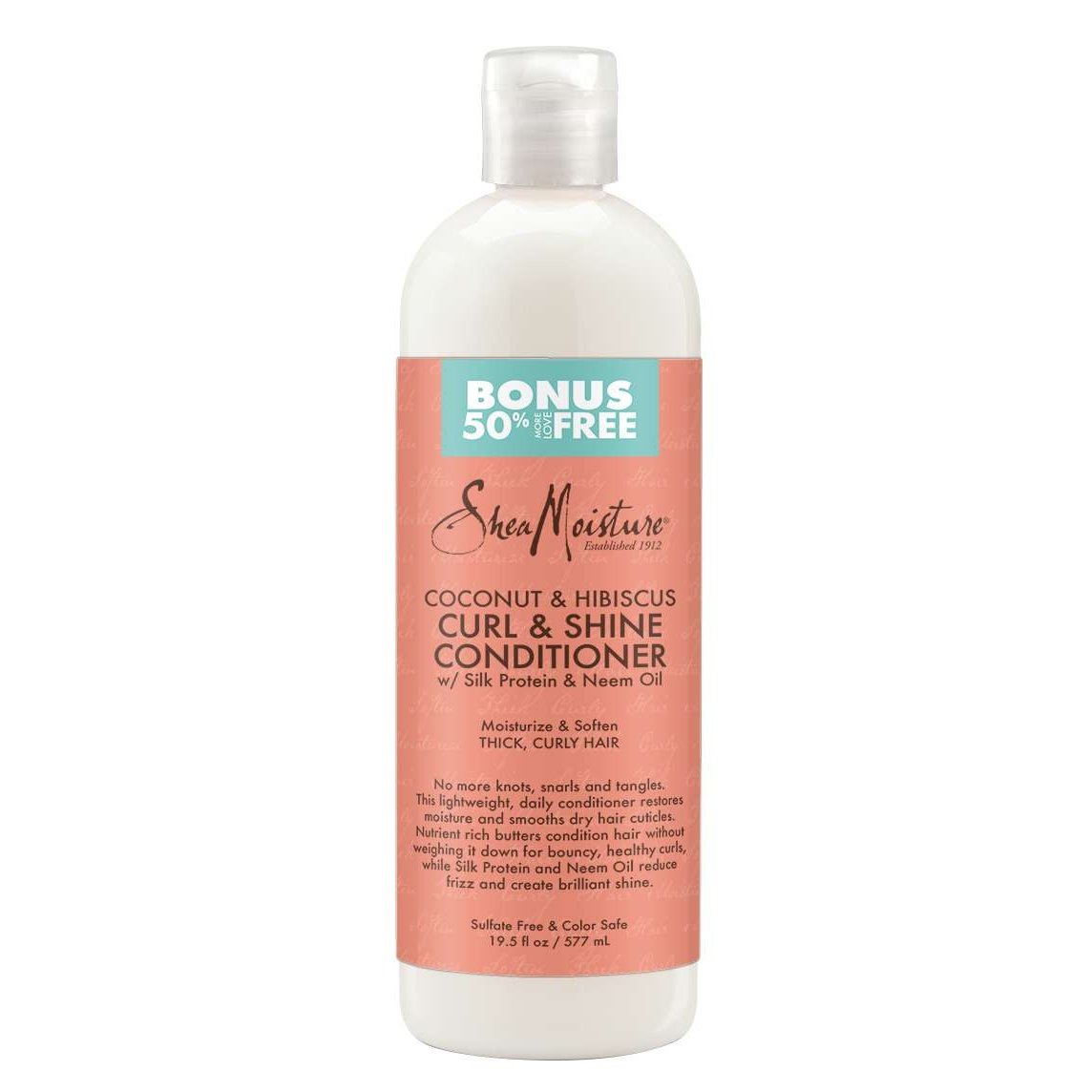 Shea Moisture Conditioner Coconut Hibiscus Curl Shine