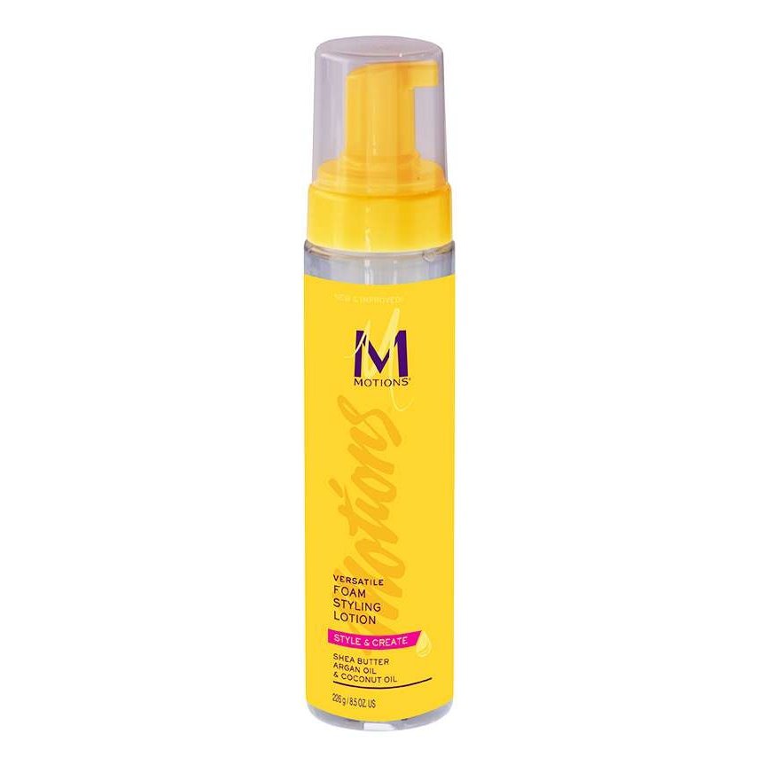 Foam Styling Lotion with Shea Butter, Argan & Coconut Oil for All Hair Types
