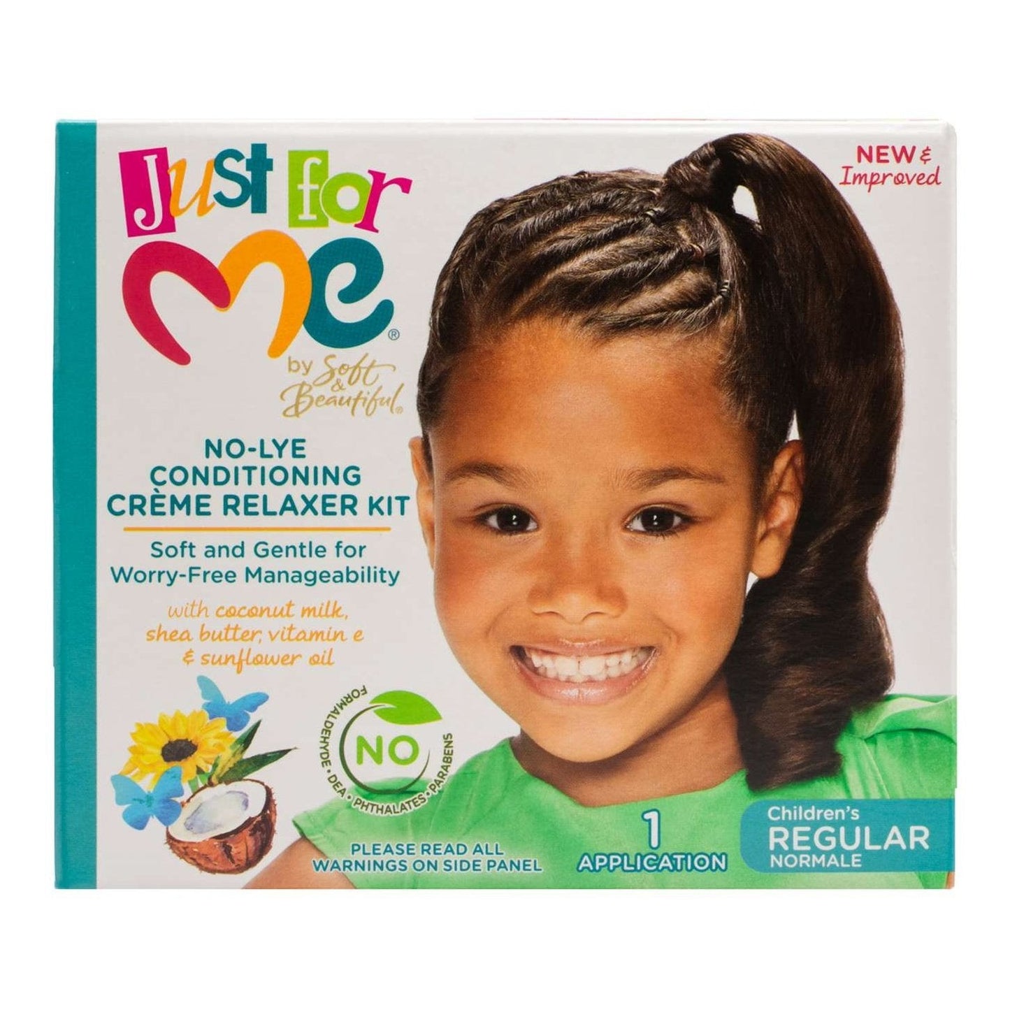 No-Lye Hair Relaxer with Coconut Milk, Vitamin E & Shea Butter