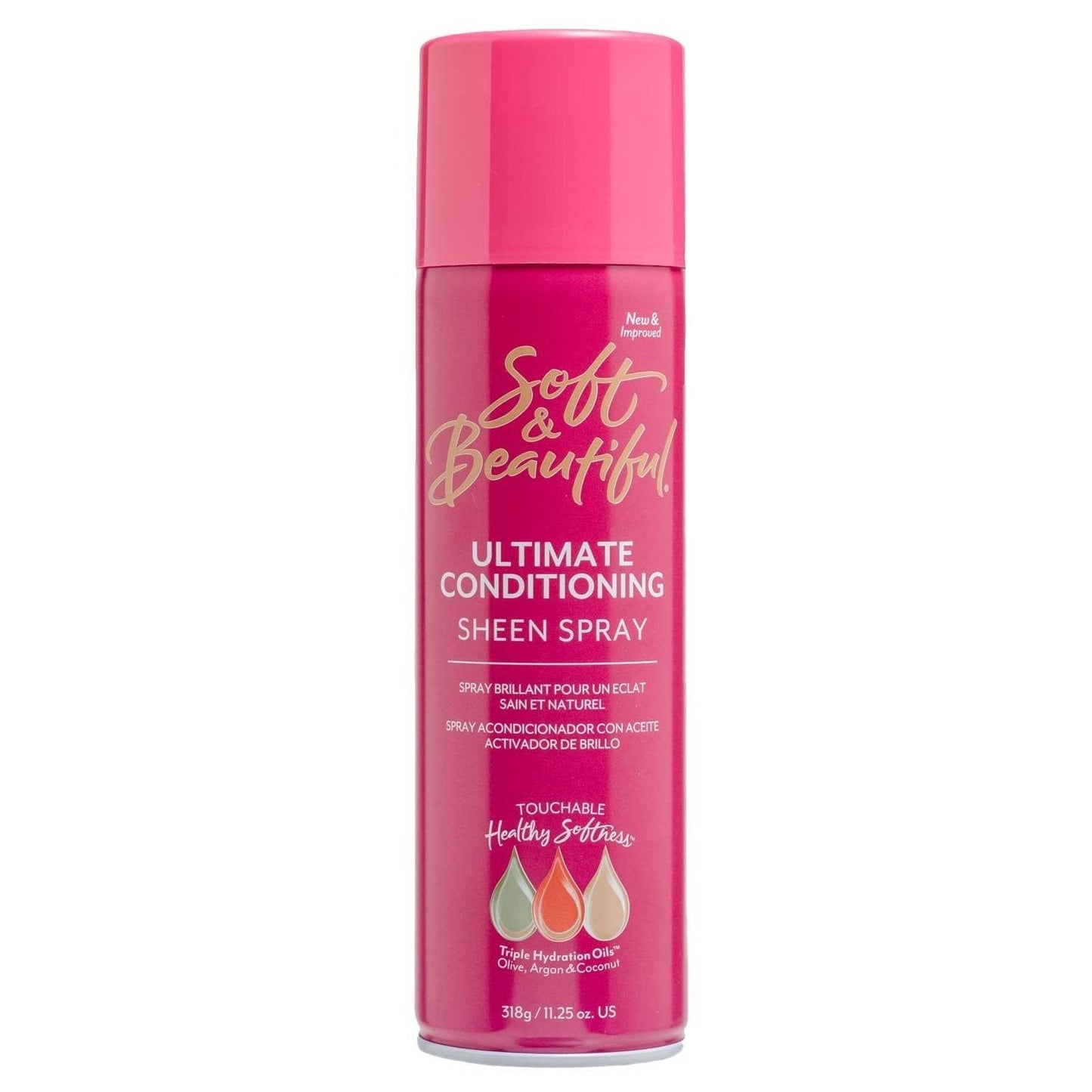 Sheen Spray for Damp Hair Lightweight Oil Moisturizer