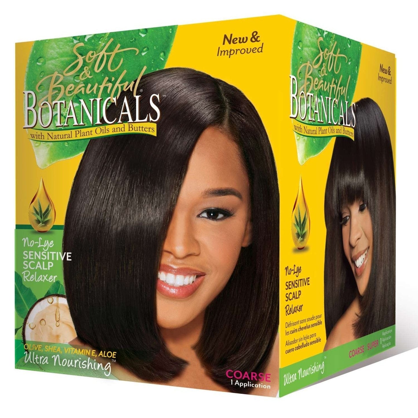 No Lye Coarse Hair Conditioner with Botanicals and Moisturizing Formula
