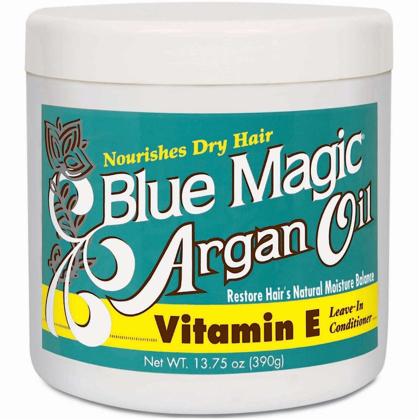 Leave-In Conditioner with Argan Oil and Vitamin E for Dry, Brittle Hair