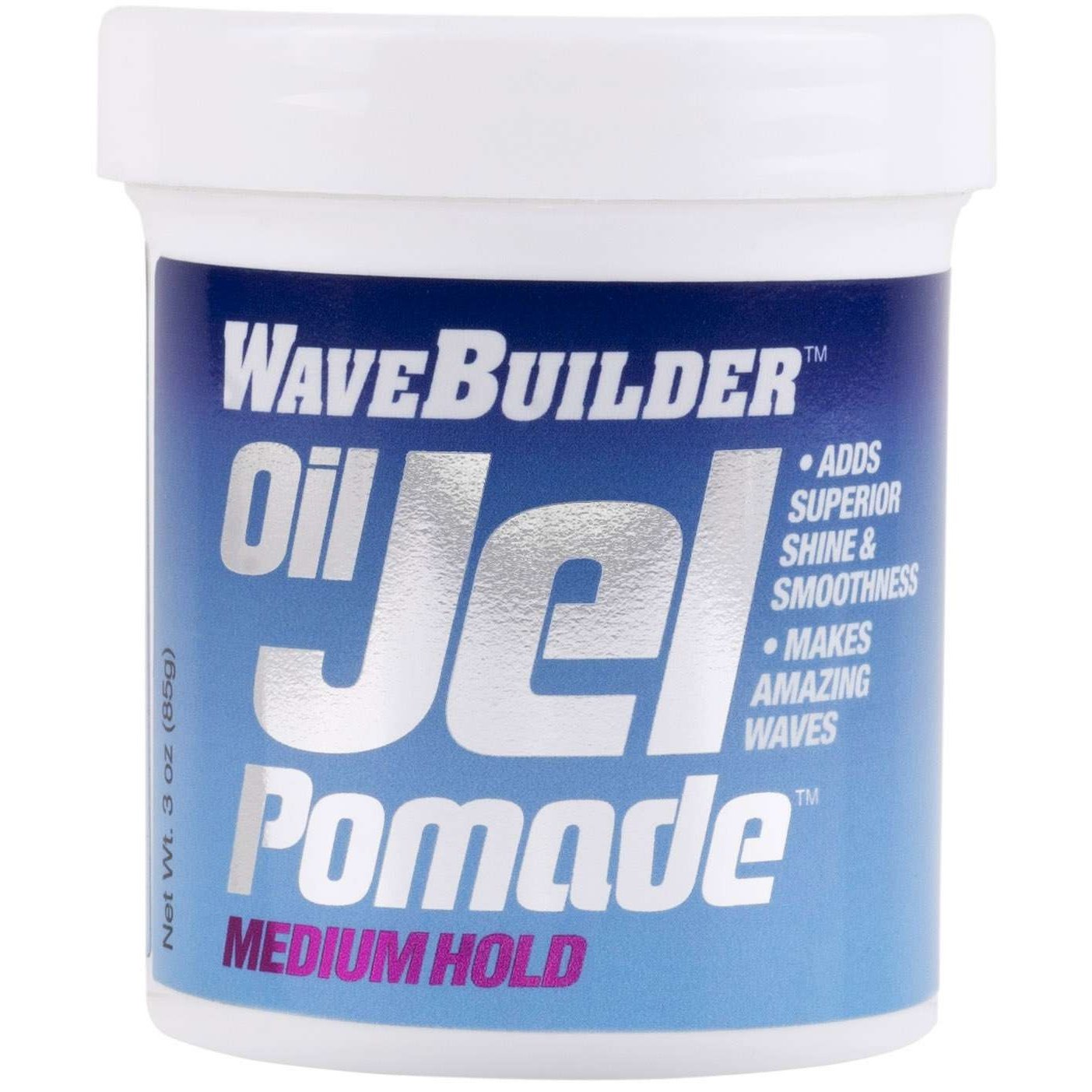 Oil Jel Pomade with Special Oils and Gelling Emollients for Moisturizing and Waving