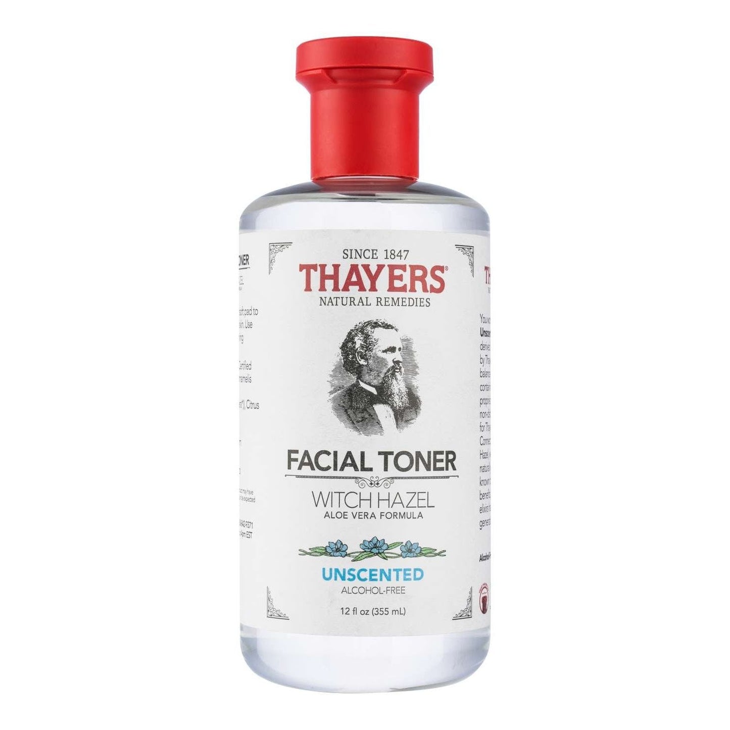 Facial Toner Witch Hazel Aloe Vera Alcohol-Free Unscented