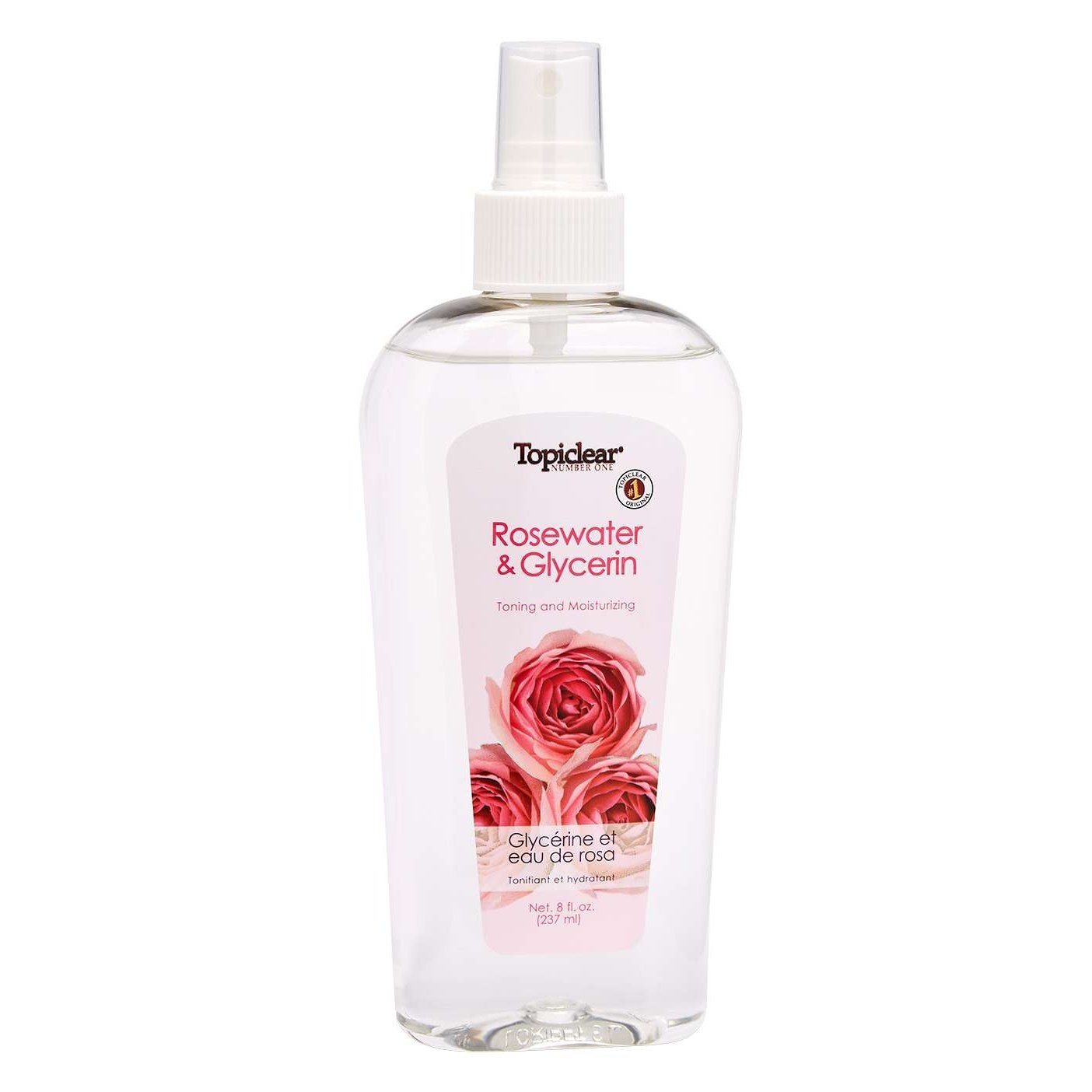 Face Toner with Glycerin and Rosewater 8 oz