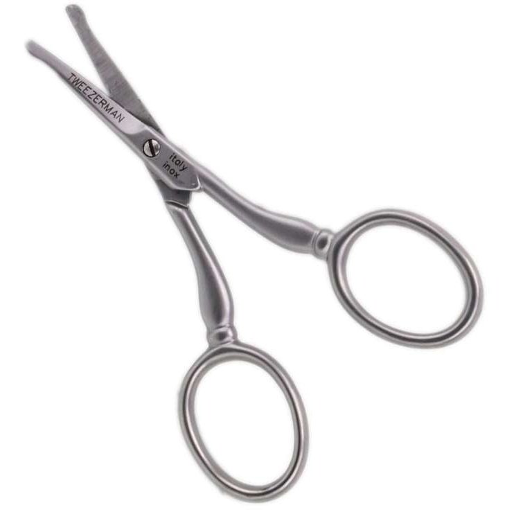 Facial Hair Scissors Curved Rounded Tip Stainless Steel