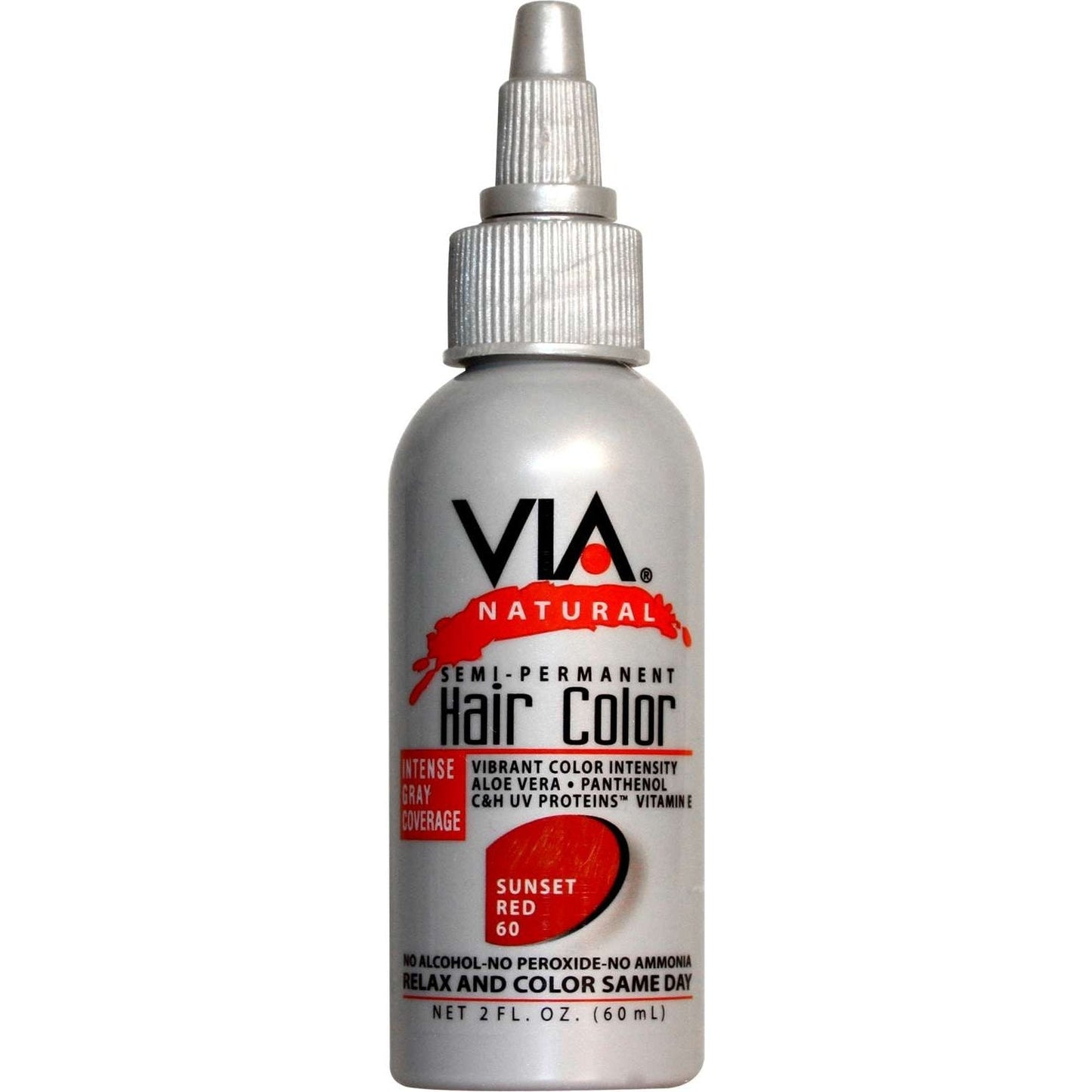 Hair Color Alcohol-Free Ammonia-Free Peroxide-Free Sunset Red