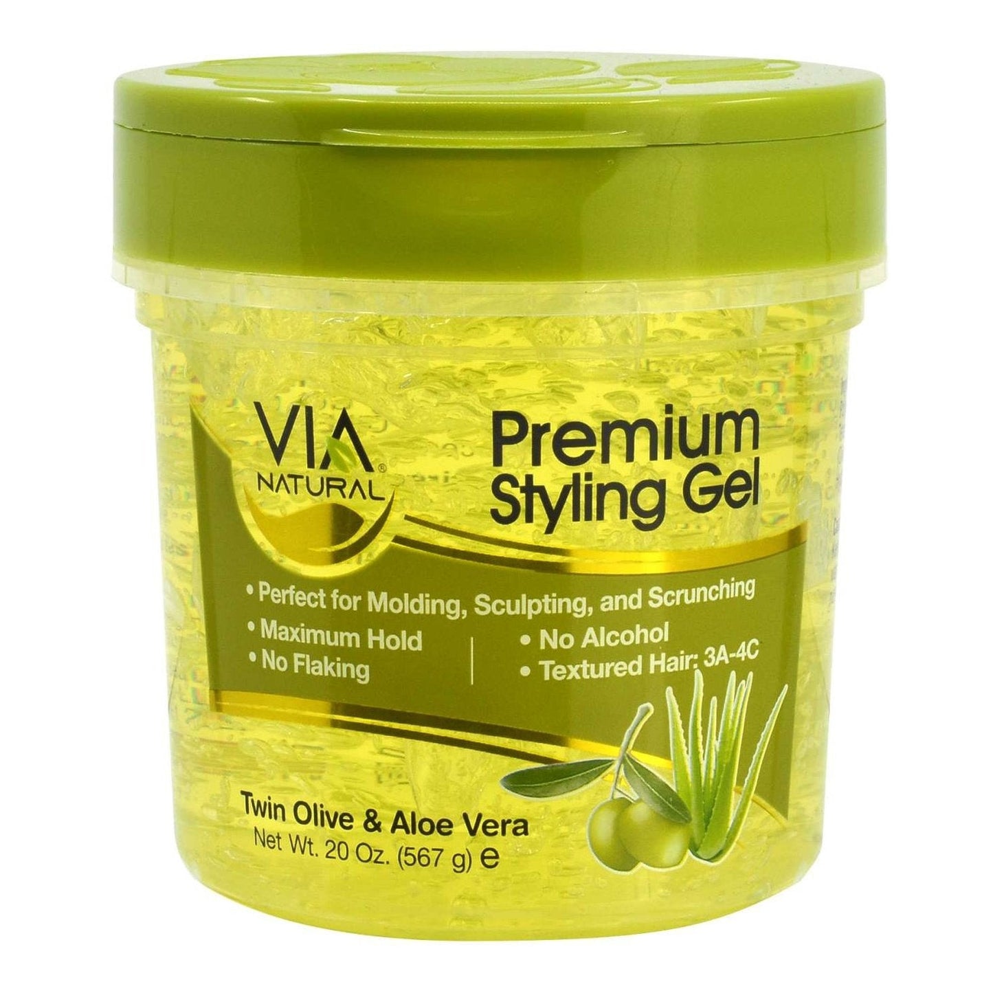 Styling Gel with Olive and Aloe Vera Twin Pack