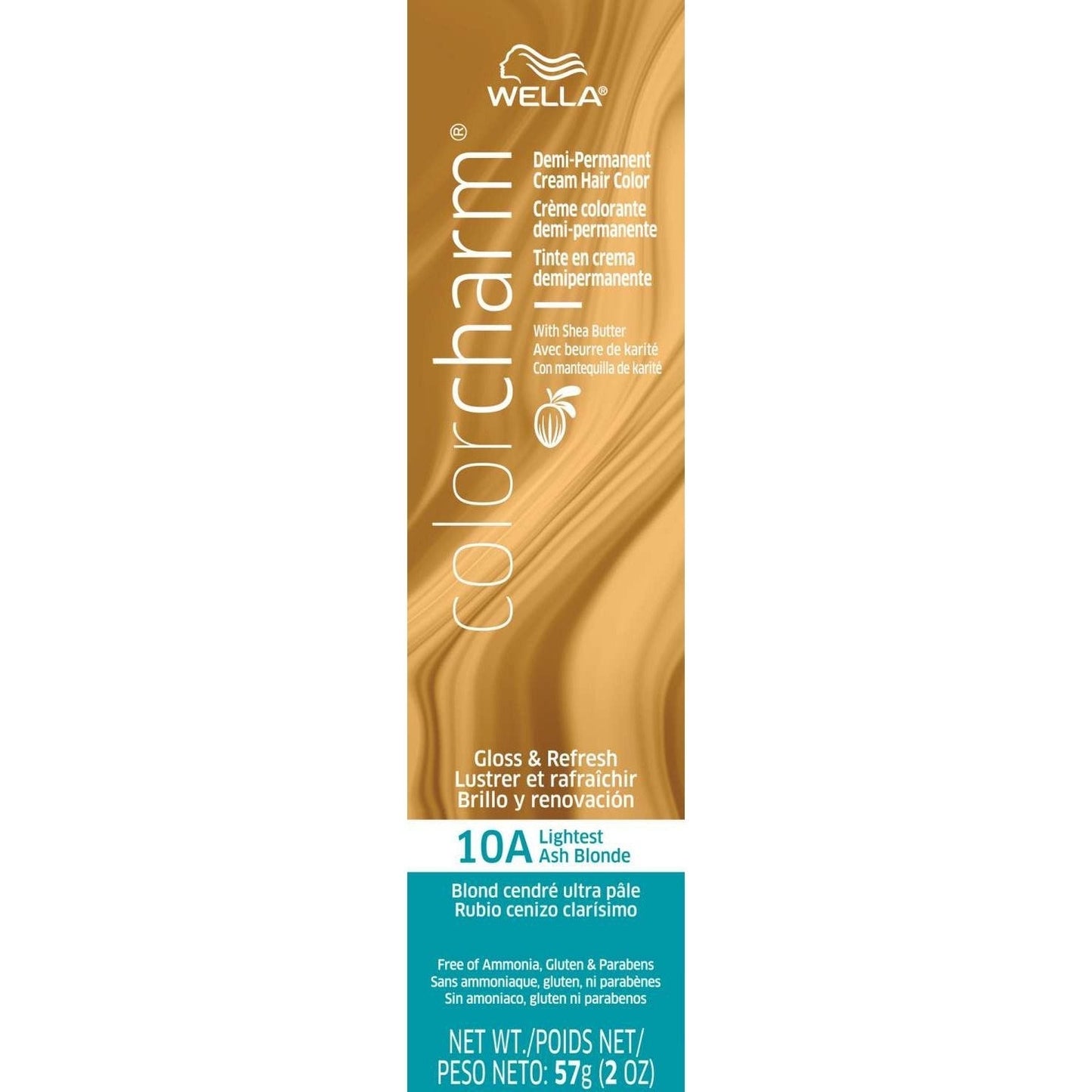 Demi-Permanent Cream Hair Color Lightest Ash Blonde 10A