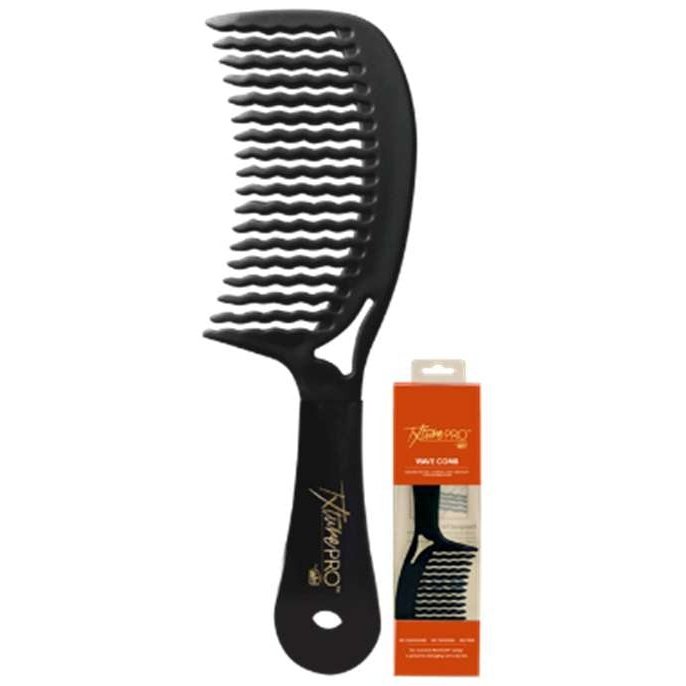 Detangling Wave Comb for All Hair Textures