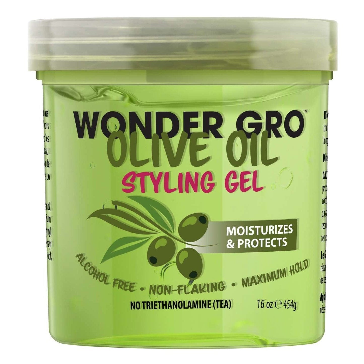 Hair Styling Gel with Olive Oil 16 oz