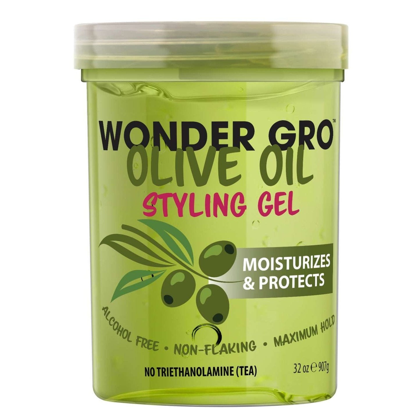 Olive Oil Hair Styling Gel with Heat Protection