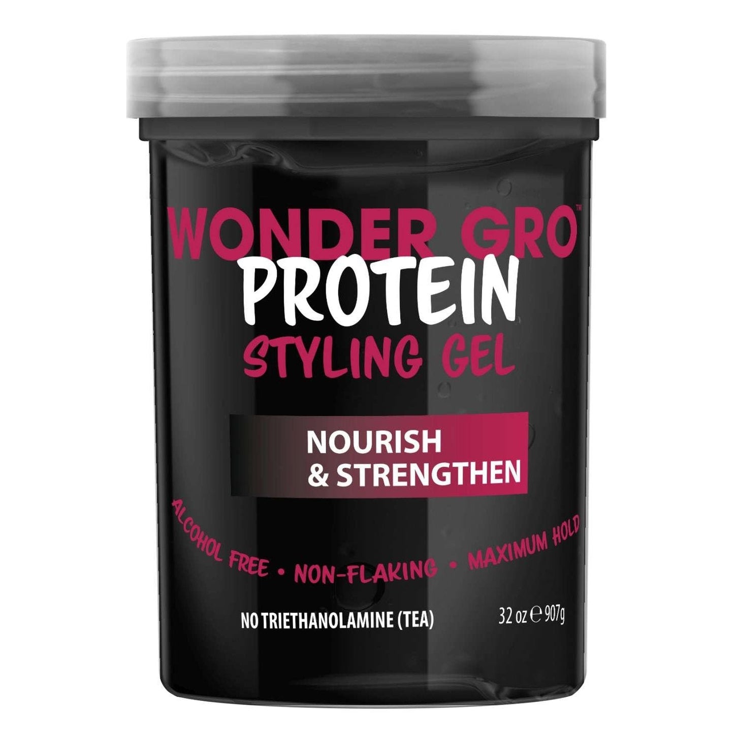 Protein Hair Styling Gel with Organic Extracts and Proteins