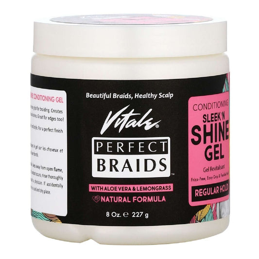 Perfect Braids Conditioning Sleek Shine Gel Regular Hold