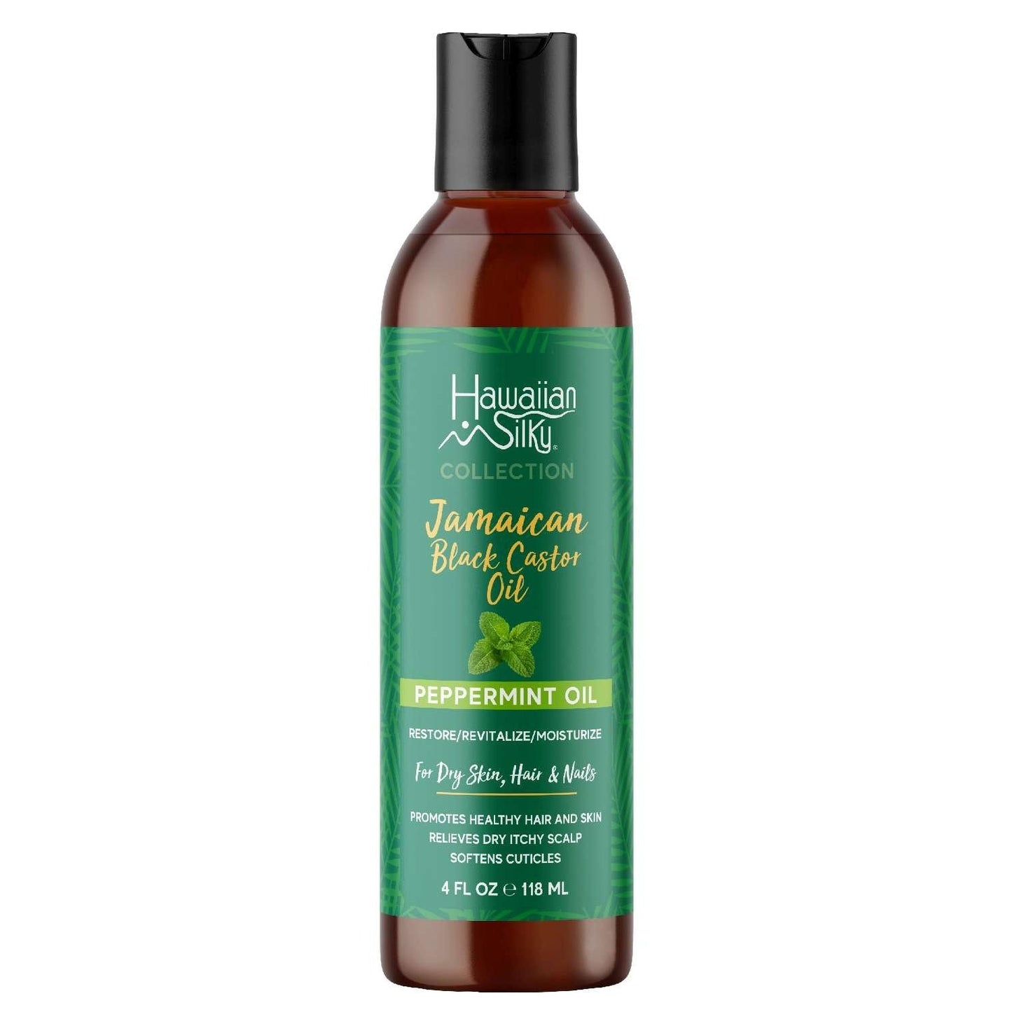 Jamaican Black Castor Oil with Peppermint Oil 4 Oz