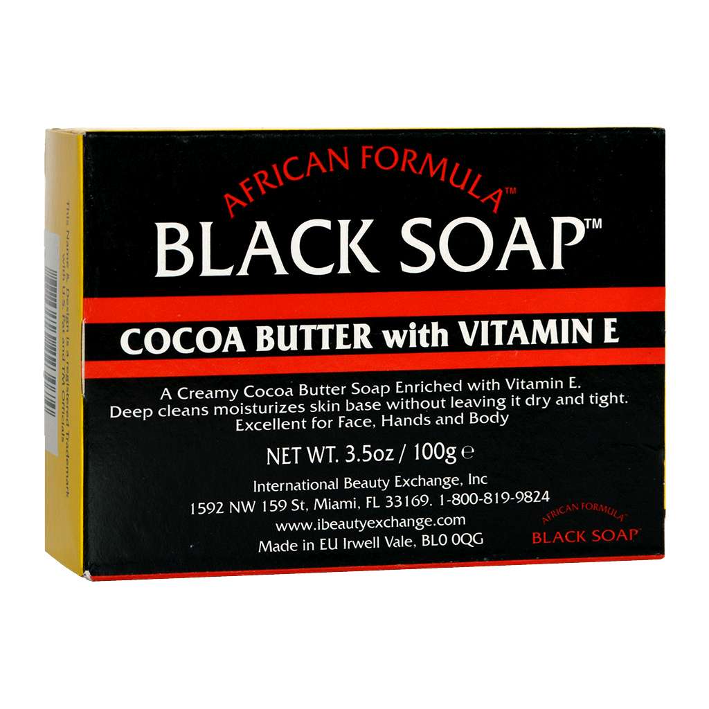 Formula Soap Black Cocoa Butter Vitamin E 3.5 Oz