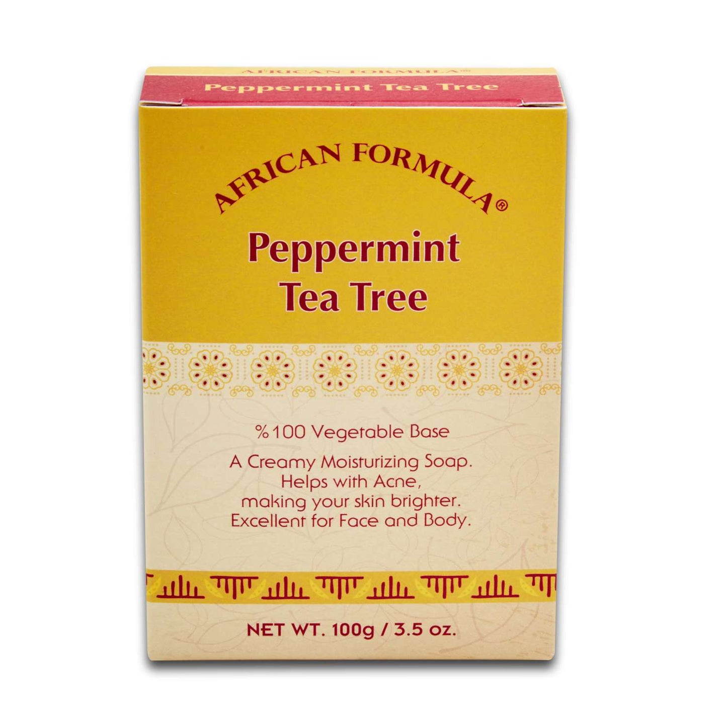 Pepermint Tea Tree Soap 3.5 Oz African Formula