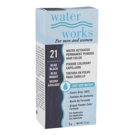 Powder Hair Color Blue Black 0.2 Oz