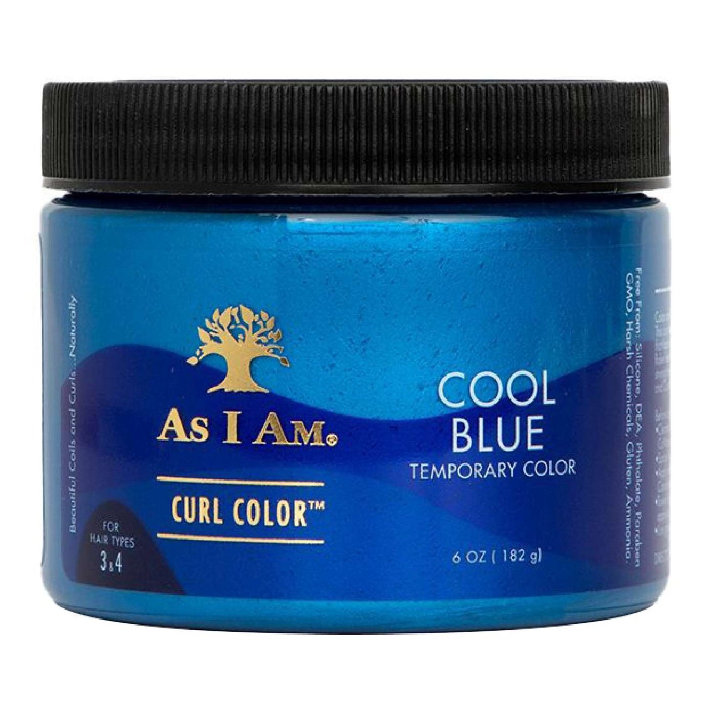As I Am Temporary Curl Color Cool Blue 6 Oz