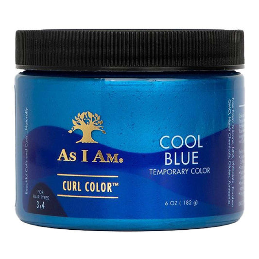 As I Am Temporary Curl Color Cool Blue 6 Oz