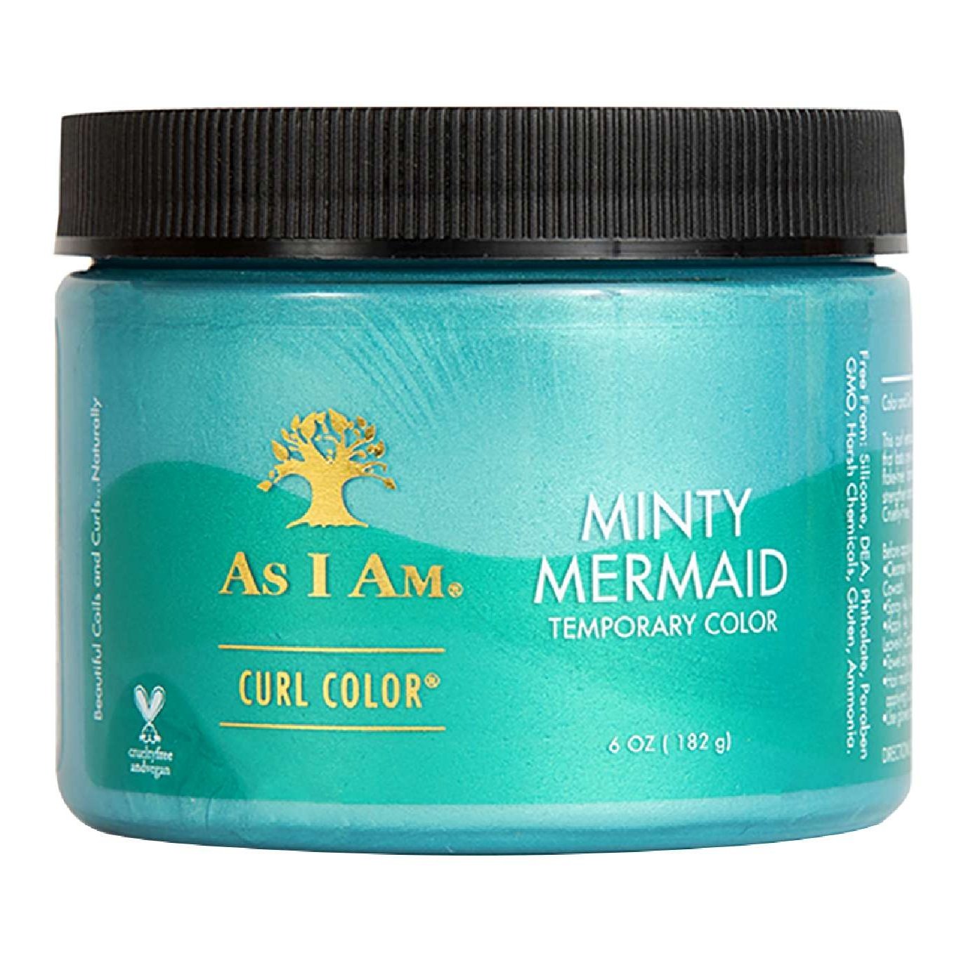 As I Am Temporary Curl Color Minty Mermaid 6 Oz